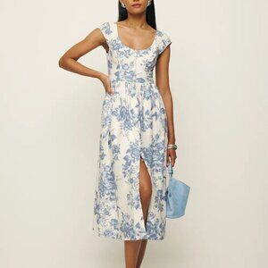 NWT Reformation Florrie Dress in Courtier (Size 4)